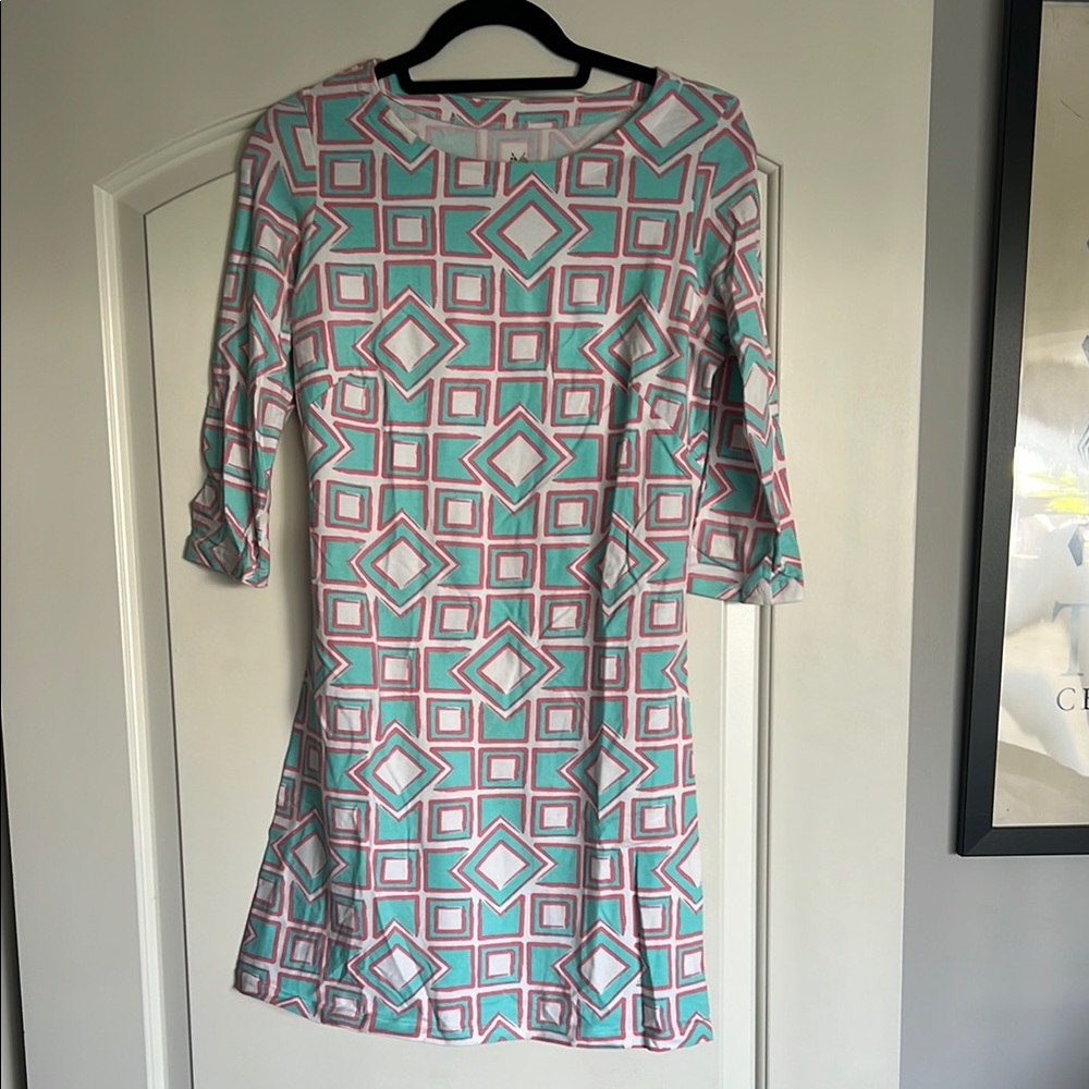 Mahi Gold 3/4 sleeve dress